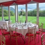 Marquee setup at Muckross