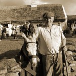 A Farmer with his Donkey outside Muckross Farms