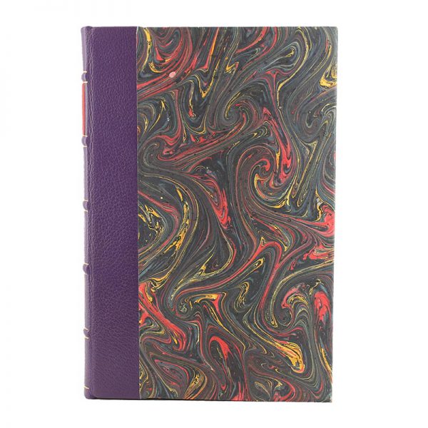 Muckross Bookbinding Purple Marble Journal